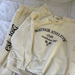 mayfair athletic club matching set